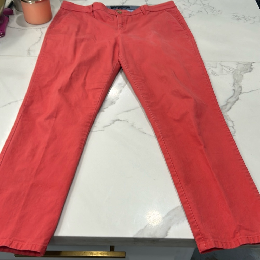 Tommy Hilfiger Orange Tailor Fit Straight Leg Pants. Size‎ 12 (524)